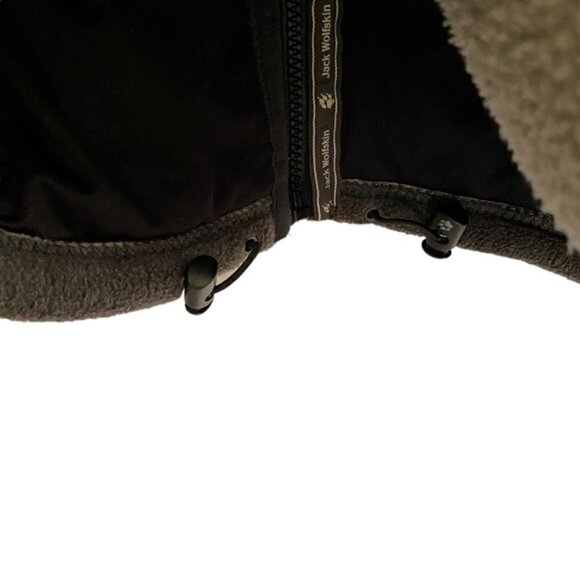 Jack Wolfskin Brown Polartec Fleece Full Zip Jacket Small - Picture 4 of 5